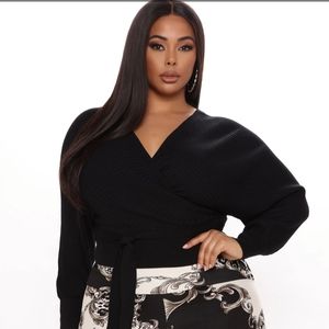 Fashion nova black sweater
